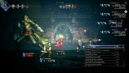 Octopath Traveler 2 - Throne Chapter 2 - Father Route - Be sure to stock up on multiple healing items