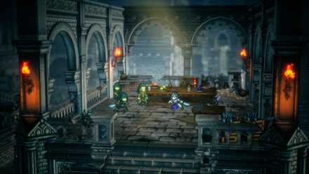 Octopath Traveler 2 - Throne Chapter 2 - Father Route - Defeat Bergoni