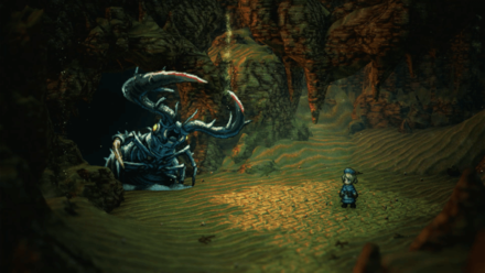 Octopath Traveler 2 - Defeat the Sandlion