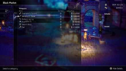 Octopath Traveler 2 - New Delsta Flats Brightlands Black Market 3