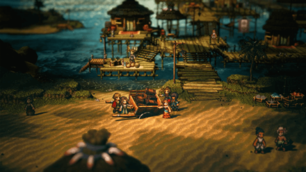 Octopath Traveler 2 - Dislodge the Cart