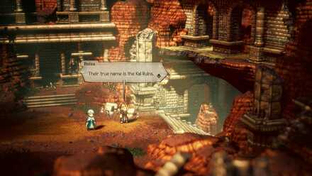 Octopath Traveler 2 - Temenos Chapter 3 Crackridge Route - Make for the Fellsun Ruins