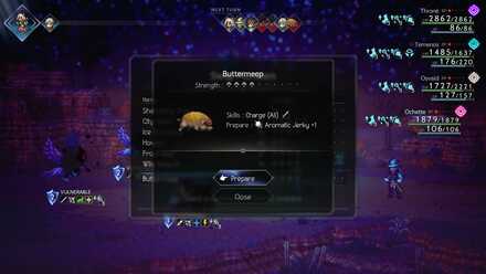 Octopath Traveler 2 - Ochette Chapter 2 - Tera Route - Aromatic Jerky