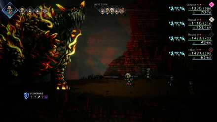 Octopath Traveler 2 - Ochette Chapter 2 - Tera Route - Defeat Tera, mode;scale