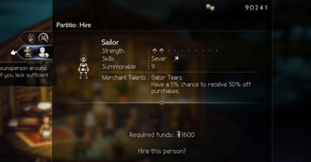 Octopath Traveler 2 - Sailor