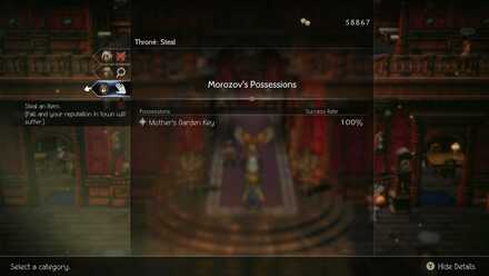 Octopath Traveler 2 -Throne Chapter 3 - Mother Route - Steal Mother