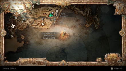 Octopath Traveler 2 - The Lost Isle Map Location