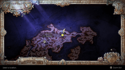 Octopath Traveler 2 - Gravell Map