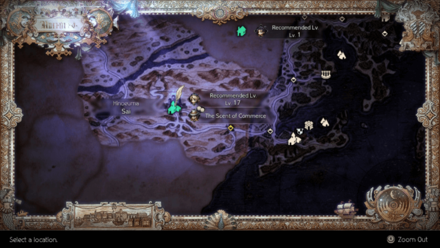 Octopath Traveler 2 - Scent of Commerce Sai Map Location