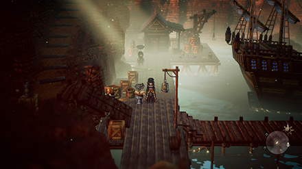 Octopath Traveler 2 - Crackridge Harbor Anchorage