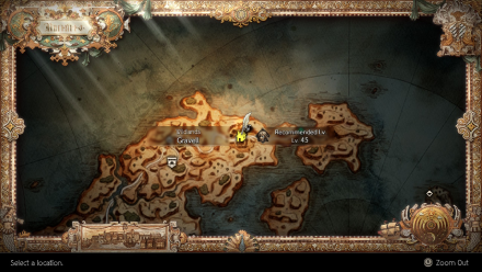 Octopath Traveler 2 - Gravell Map Location
