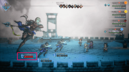 Octopath Traveler 2 - Defeat the Swordsmen