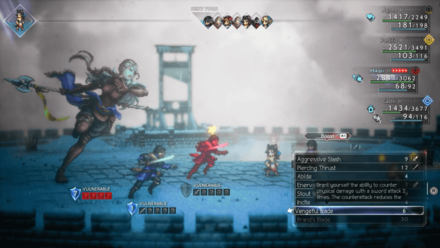 Octopath Traveler 2 - Utilize Skills that Decrease Shield Value