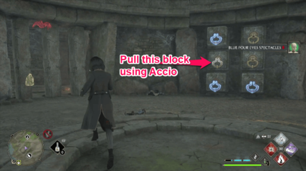 Hogwarts Legacy - North of West Manor Cape Puzzle Solution Step 4