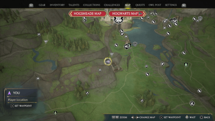 Hogwarts Legacy - Ladder Area Map Location