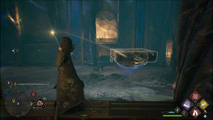 Hogwarts Legacy - pulling the platform to the other side