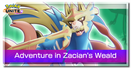 Pokemon UNITE - Adventure in Zacians Weald Banner