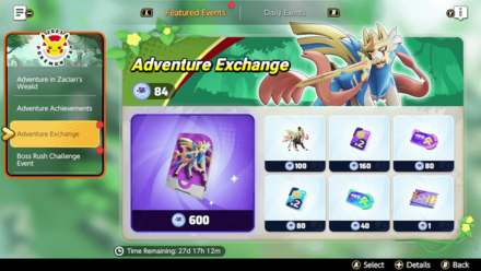 Pokemon UNITE - Adventure Exchange