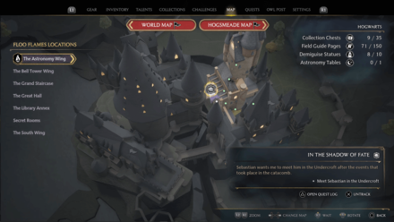 In the Shadow of Fate Map View