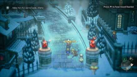 Octopath Traveller 2 - Ochette Chapter 2 Glacis Route - Make for the sacred peak