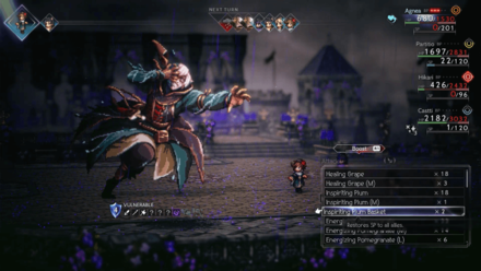 Octopath Traveler 2 - Bring Items that Restore SP and BP