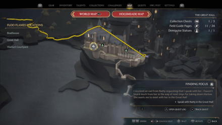 Finding Focus Map View