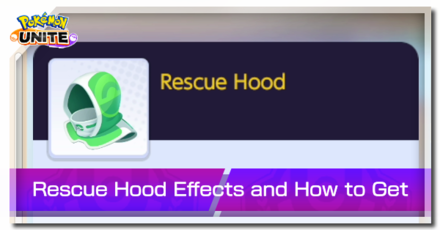 Pokemon UNITE - Rescue Hood Banner