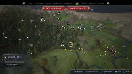 Hogwarts Legacy Unicorn Den