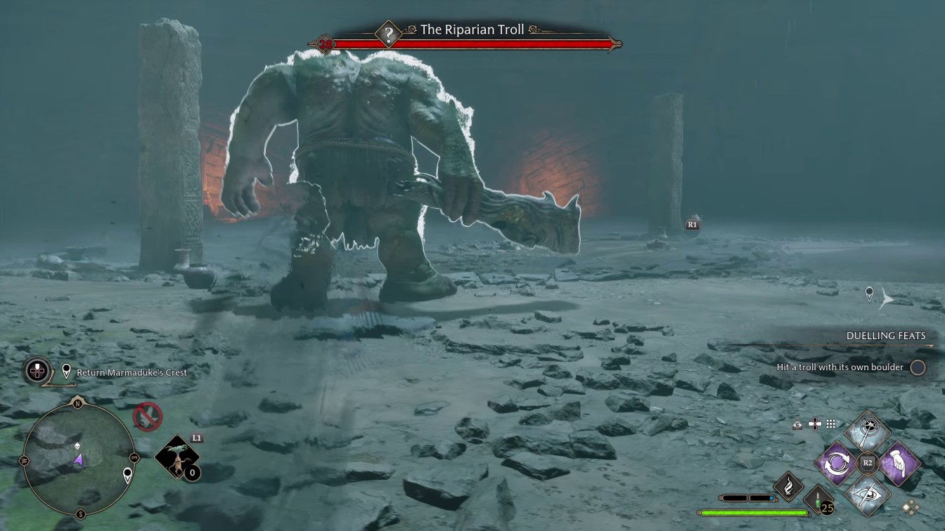 Hogwarts Legacy Riparian Troll