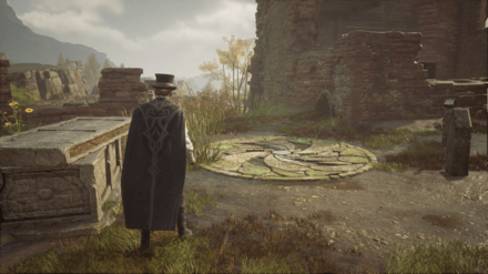 Hogwarts Legacy - South of Poidsear Castle Merlin Trial World View