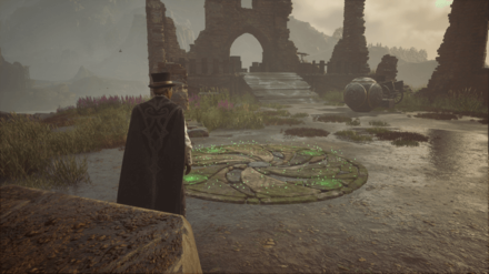 Hogwarts Legacy - West of Marunweem Bridge Merlin Trial World View