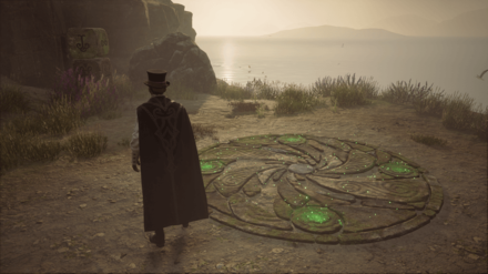 Hogwarts Legacy - Far Southwest of Poidsear Castle Merlin Trial World View