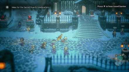 Octopath Traveler 2 - Temenos Chapter 3 - Stormhail Route - Head to the headquarters