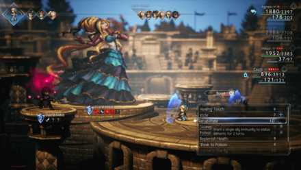 Octopath Traveler 2 - Utilize Ailment Nullifiers