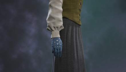 Cerulean Rivet Gloves
