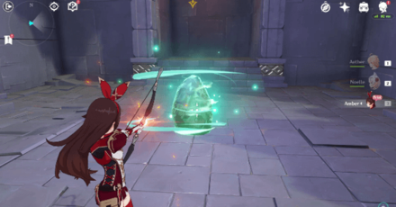 Genshin - Archon Quest Prologue Act 1 - Winds of the Past - Deep Within Temple of the Falcon Step 5