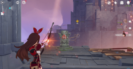 Genshin - Archon Quest Prologue Act 1 - Winds of the Past - Deep Within Temple of the Falcon Step 4