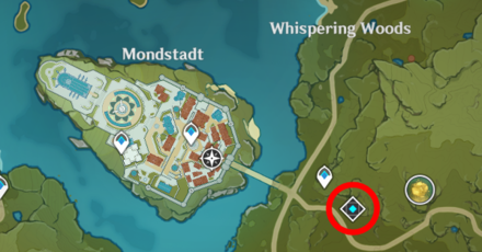 Genshin - Archon Quest Prologue Act 1 - Winds of the Past - Head to the Temple of the Falcon in Mondstadt