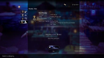 Octopath Traveler 2 Lucky Break