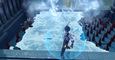 Genshin - Archon Quest Prologue Act 1 - Crash Course - Deep Within Temple of the Wolf Step 6