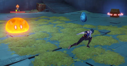 Genshin - Archon Quest Prologue Act 1 - Crash Course - Deep Within Temple of the Wolf Step 5