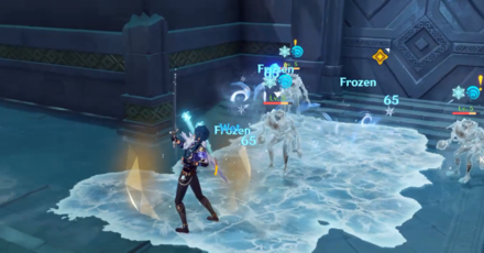 Genshin - Archon Quest Prologue Act 1 - Crash Course - Deep Within Temple of the Wolf Step 2