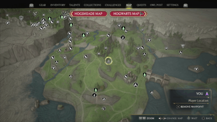 Hogwarts Legacy - North of South Poidsear Floo Flame Step 1