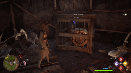 Hogwarts Legacy - Unlock the Cage with Alohomora Level 3
