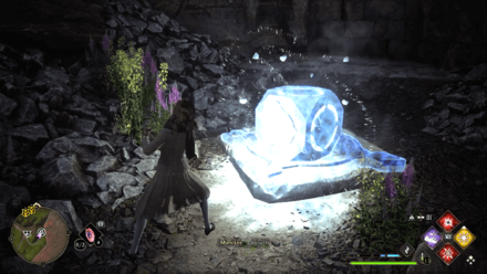 Hogwarts Legacy - Cast Glacius on the Cube