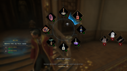 Hogwarts Legacy - Press and Hold L1 to Switch Potions