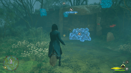 Hogwarts Legacy - Southeast of Northern South Sea Bog Floo Flame World Location