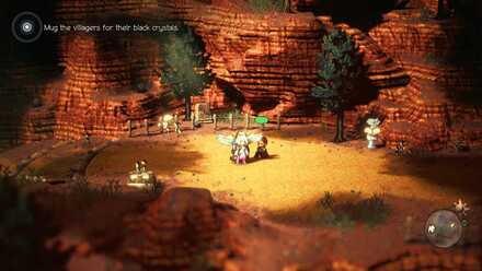 Octopath Traveler 2 - Osvald Chapter 5 Walkthrough - Mug the villagers