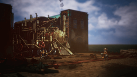 Octopath Traveler 2 - Defeat Steam Tank Obsidian