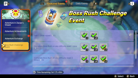Pokemon UNITE - Boss Rush Challenge Missions